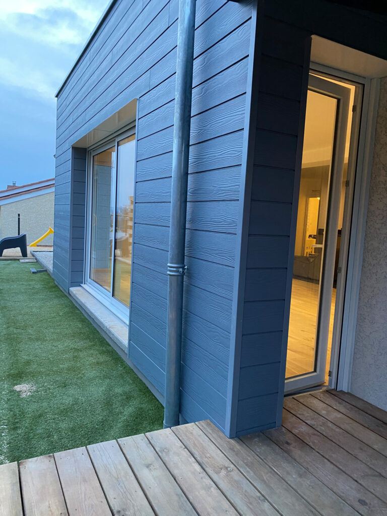 Extension ossature bois Chamboeuf